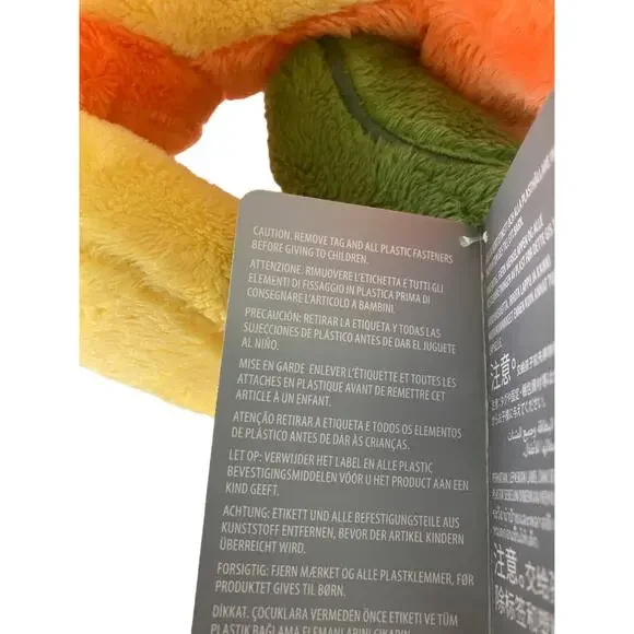 NWT Disney Orange Bird Big Feet Scented Plush 10 inches - Picture 4 of 11